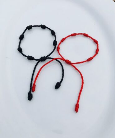 Duo Baraka 7 Nœuds – Noir & Rouge